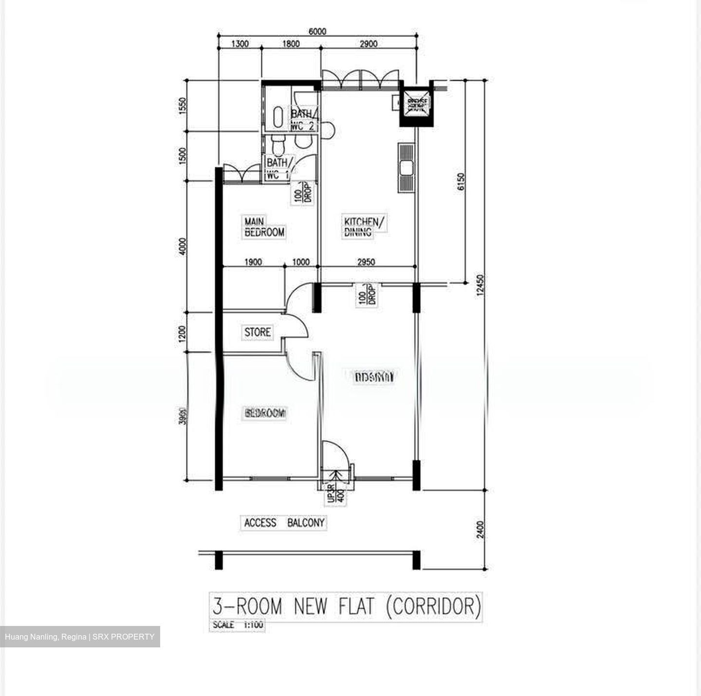 Blk 521 Bedok North Avenue 1 (Bedok), HDB 3 Rooms #613460871